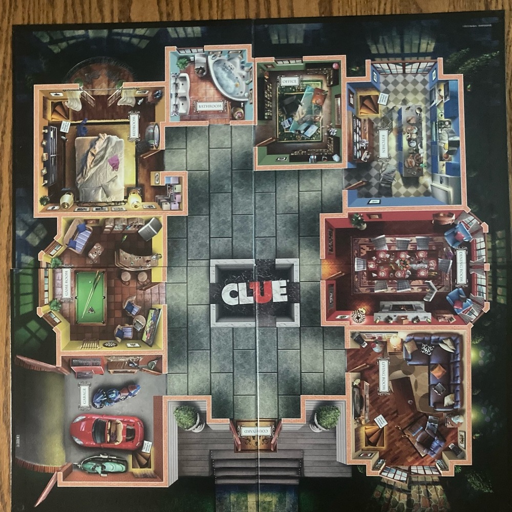 Hasbro Black Clue Board Game